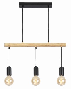 Lampa wisząca Izzy czarny 3xE27 33-78063 - Candellux Lighting