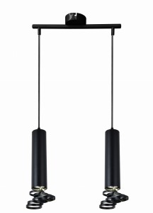 Lampa wisząca Tuba czarny 2xGU10 32-78650 - Candellux Lighting