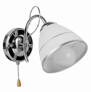 Kinkiet Elotte z włącznikiem 1xE27 chrom 21-75390 Candellux