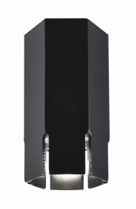 Lampa Sufitowa Tuba 1X25W Gu10 6,3/12 Czarny