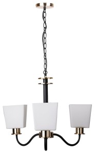 Lampa wisząca Schubert czarno złoty 3xE27 33-74232 - Candellux Lighting