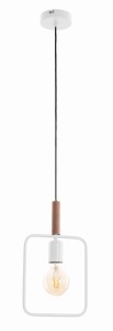 Lampa wisząca Frame biały 1xE27 31-73563 - Candellux Lighting