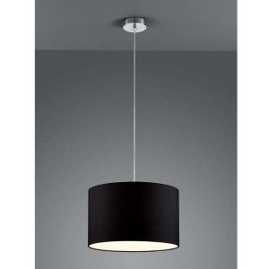 Lampa wisząca Hotel srebrny i odcienie srebra, czarny E27 303300102 - Trio