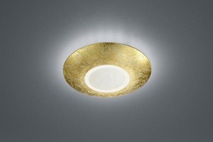 Lampa sufitowa Chiros złoty i odcienie złota LED zintegrowany 624110279 - Trio