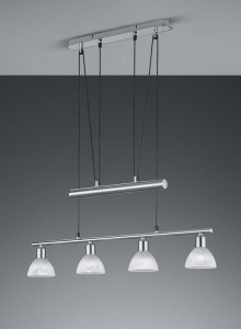 Lampa wisząca Levisto srebrny i odcienie srebra E14 371010407 - Trio
