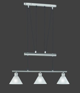 Lampa wisząca Stamina srebrny i odcienie srebra E14 3751031-07 - Trio