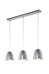 Lampa wisząca Ontario srebrny i odcienie srebra E14 305200389 - Trio