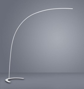 Lampa podłogowa Shanghai biały LED zintegrowany 427511801 - Trio