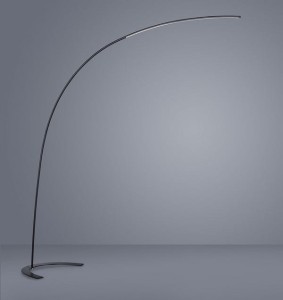 Lampa podłogowa Shanghai czarny LED zintegrowany 427511802 - Trio