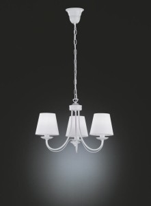 Lampa wisząca Cortez biały E14 110600331 - Trio
