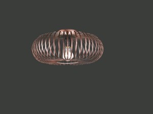 Lampa sufitowa Johann miedziany E27 606900162 - Trio