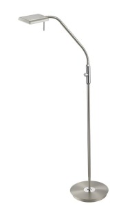 Lampa podłogowa Bergamo srebrny i odcienie srebra LED zintegrowany 420910107 - Trio