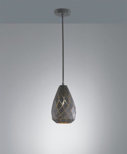 Lampa wisząca Onyx antracyt E27 301300142 - Trio