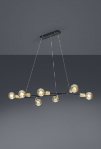 Lampa wisząca Cross czarny E27 306700732 - Trio