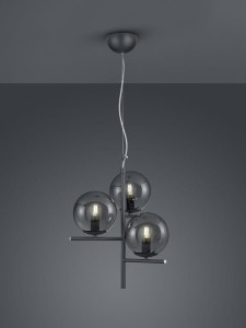 Lampa wisząca Pure antracyt E14 302000342 - Trio
