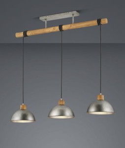 Lampa wisząca Delhi srebrny i odcienie srebra E27 303400367 - Trio