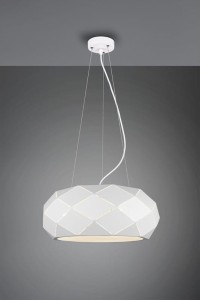 Lampa wisząca Zandor biały E27 303500331 - Trio