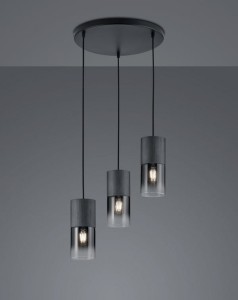 Lampa wisząca Robin czarny E27 310630332 - Trio