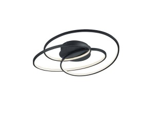 Lampa sufitowa Gale czarny LED zintegrowany 673916032 - Trio