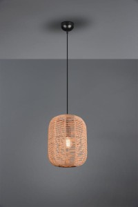 Lampa wisząca Runa czarny, brązowy i odcienie brązu E27 303090132 - Trio