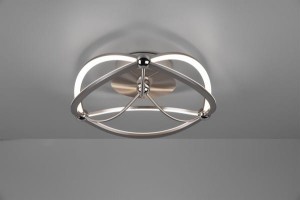 Lampa sufitowa Charivari srebrny i odcienie srebra LED zintegrowany 621210107 - Trio