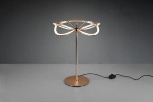 Lampa stołowa Charivari złoty i odcienie złota LED zintegrowany 521210108 - Trio