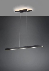 Lampa wisząca Belfast czarny LED zintegrowany 375510432 - Trio