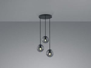 Lampa wisząca Balini antracyt E14 308590342 - Trio