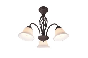 Lampa sufitowa Rustica miedziany, biały E14 601000324 - Trio