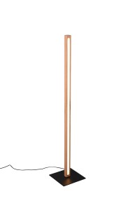 Lampa podłogowa Bellari drewno jasne i ciemne LED zintegrowany 426410130 - Trio