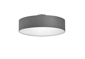 Lampa sufitowa Hotel srebrny i odcienie srebra, szary i odcienie szarości E27 603900311 - Trio