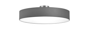 Lampa sufitowa Hotel srebrny i odcienie srebra, szary i odcienie szarości E27 603900511 - Trio