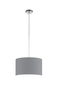Lampa wisząca Hotel srebrny i odcienie srebra, szary i odcienie szarości E27 303300111 - Trio