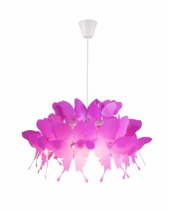 Farfalla 1 lampa wisząca ciemny róż LP-3439/1P dark pink Light Prestige